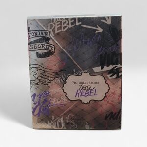 Victoria's Secret Tease Rebel Fragrance Box with Silver & Purple Accents 1.7 Oz.